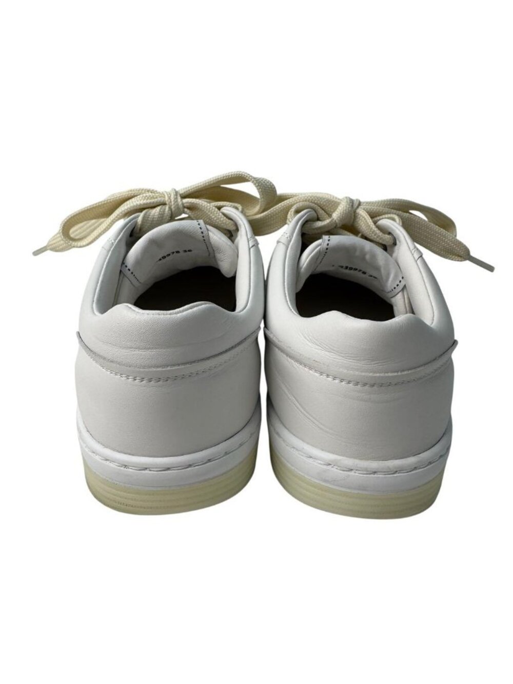 Chanel CC Logo Leather Sneakers - Picture 5 of 13